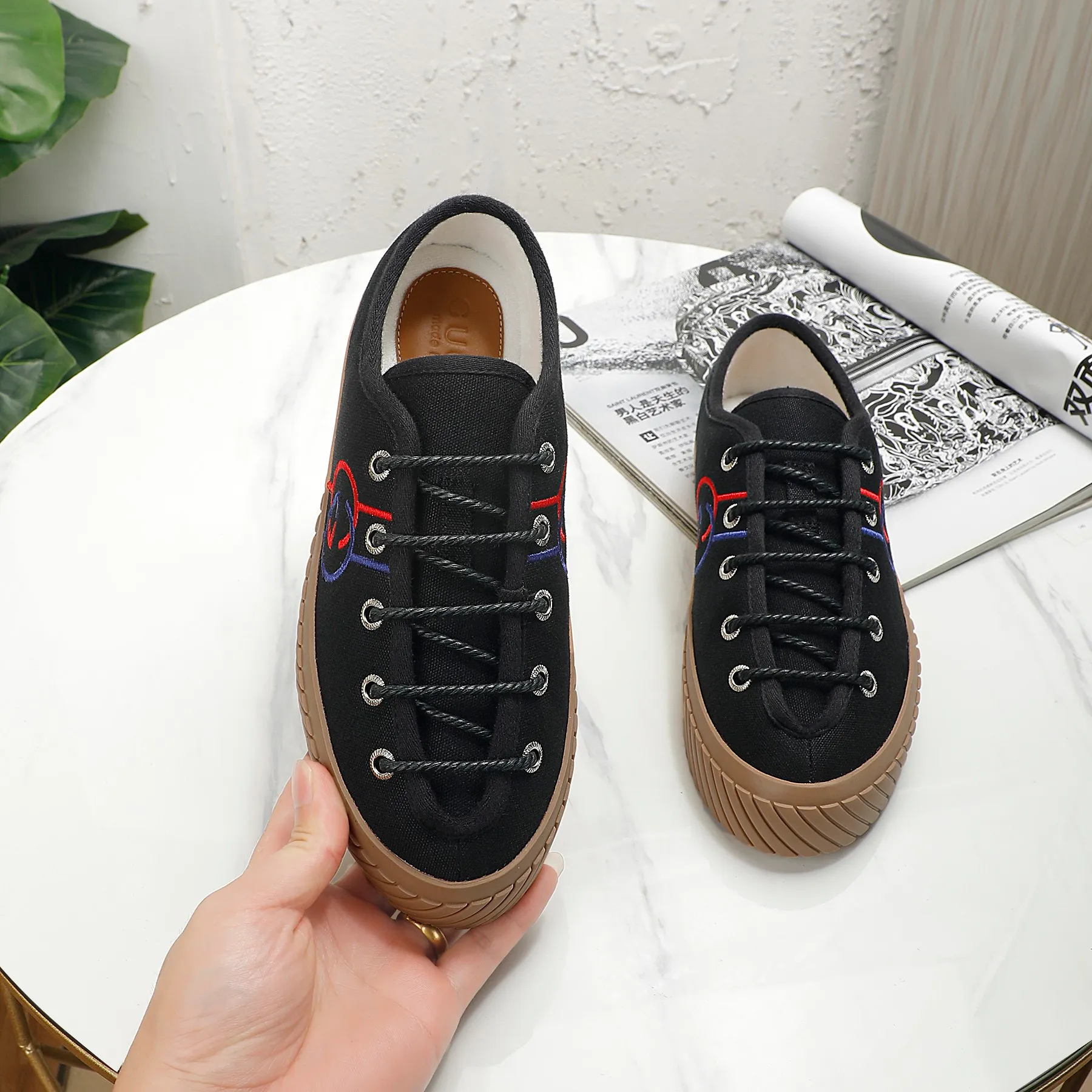 👟👟Ex-factory price 420👟👟 Men's size +10 GUCCI, couple style, other colors also available, you can also place an order with pictures